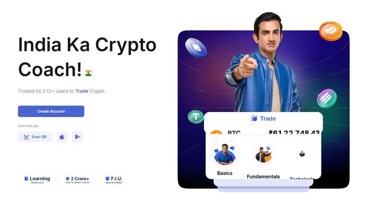 RaviShanka5139's tweet image. If you're in India and still confused about which crypto app to use… this might save you.

I’ve tried multiple platforms this bull run.

But one stood out consistently 👇

Why @CoinDCX is becoming India’s go-to crypto platform in 2026 🧵

#LearnKaroCryptoKaro #CoinDCX