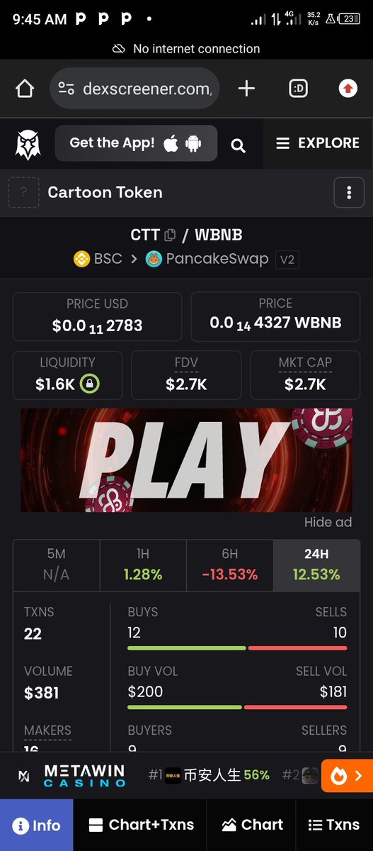 CartoonToken CTO tweet media