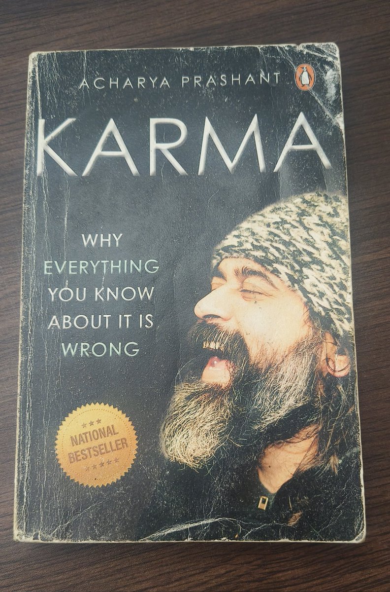 Jagat_Vedanta's tweet photo. @Lovandfear Trust me, this book 'KARMA by Acharya Prashant' can truly change your life. It will transform your way of being and your inner “doer.” https://t.co/YrO3sSaIpB