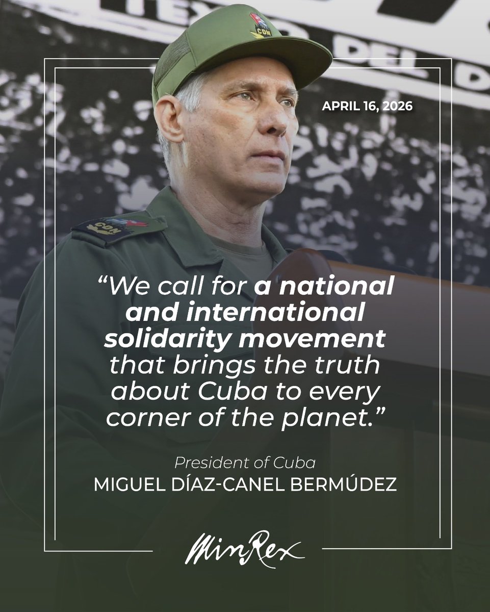 Cancillería de Cuba tweet media