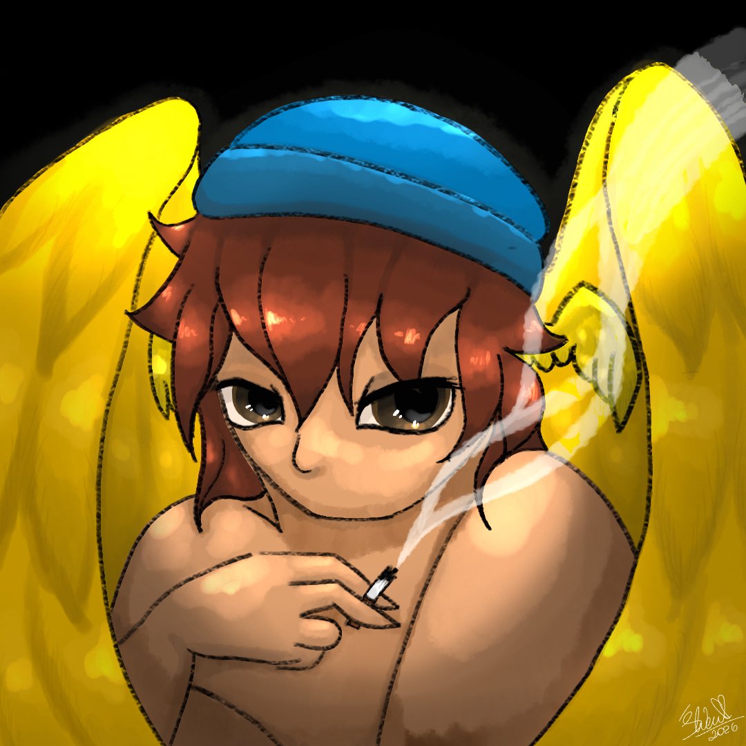 gnijaca's tweet photo. Niezbyt zdrowy nawyk 

#quackity #quackityfanart #qsmp https://t.co/r5X3VefIpc