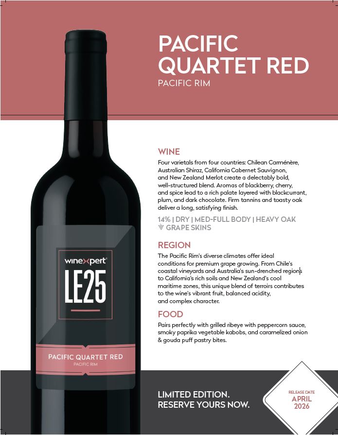 beachwinery's tweet image. The final wine from the LE25 collection
Reserve your choices now
PACIFIC QUARTET RED - Pacific Rim
LE25
Ready in 6-8 Weeks
APRIL 2026
14% | DRY | MED-FULL BODY | HEAVY OAK | WITH GRAPE SKINS
Call to order: 416-693-9463
64 Kingston Rd.
beachwinery.ca
#wine #shoplocal