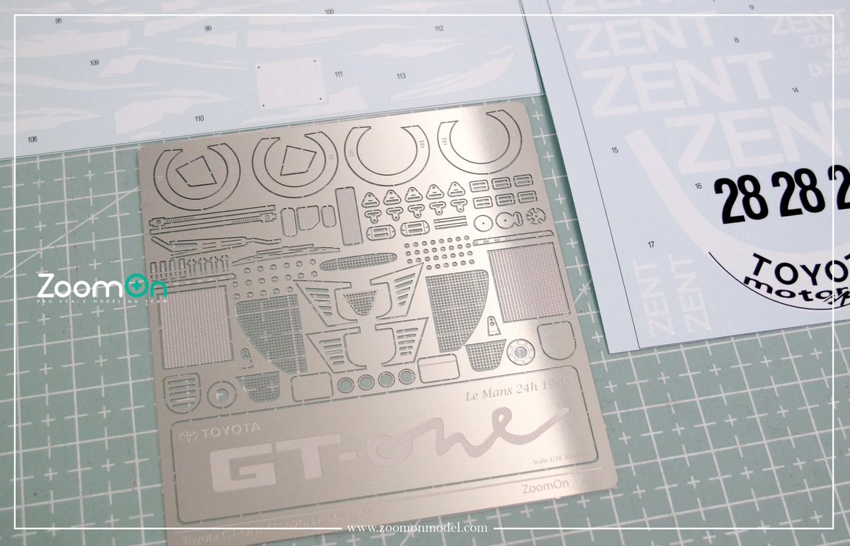Zoomonから、 Toyota GT-ONE (TS020) LE Mans '98 part set発売。1998