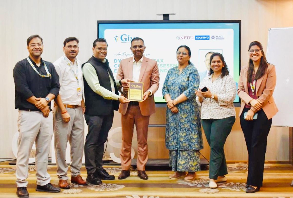 GNIOTCollege's tweet image. Expert session at GIMS on tax compliance led by Amrit Ranjan covering assessment enforcement and appeals enhancing financial knowledge and professional readiness
 #GIMS #TaxCompliance #FinanceEducation #ProfessionalGrowth #LearningAndDevelopment