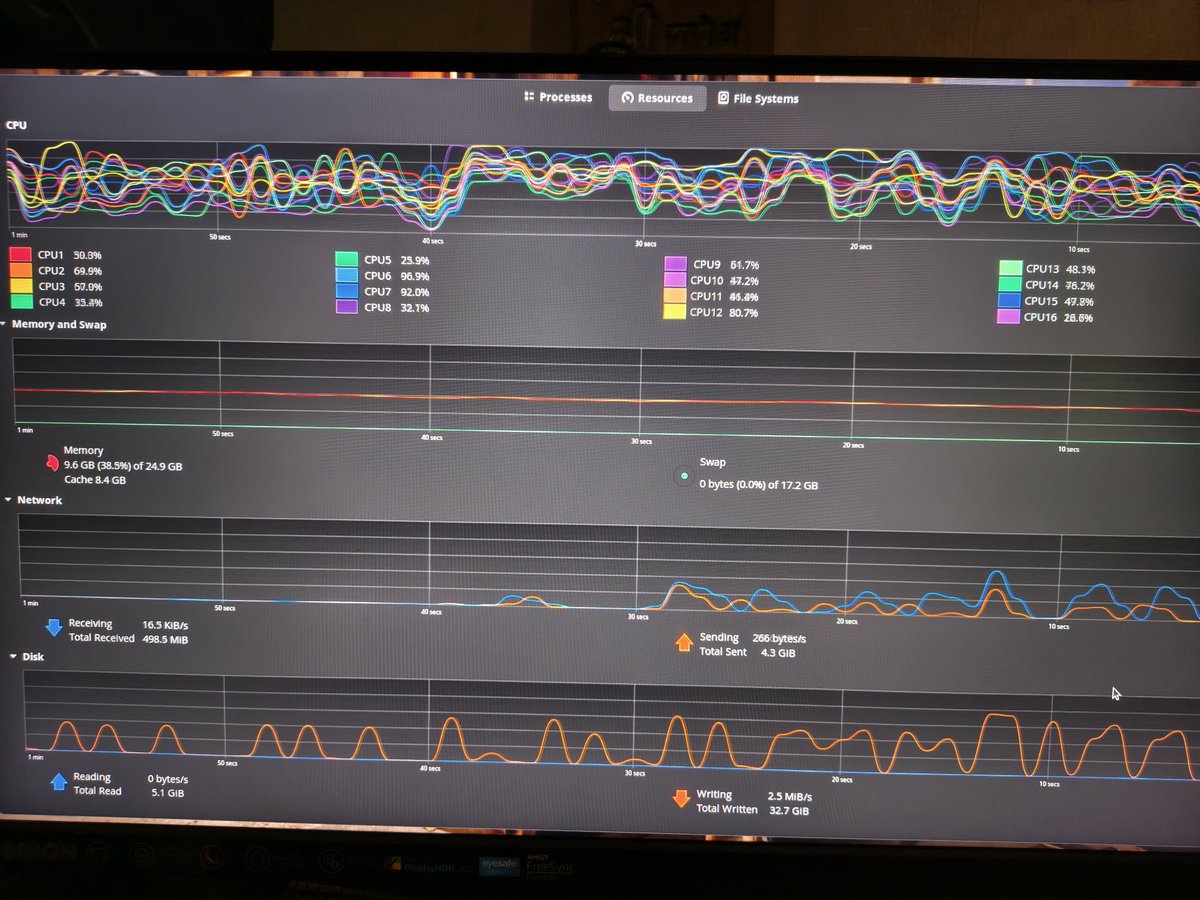 dipeshdotdev's tweet photo. My laptops heartbeats are very vibrant. https://t.co/aAtzcoSxzx