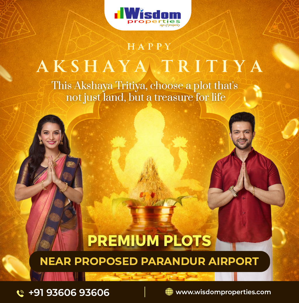 wisdomproperty's tweet photo. ✨ Celebrate Akshaya Tritiya with a smart investment ✨

🏡 Explore premium plots near Parandur Airport.

Invest today for a prosperous tomorrow.

📞 +91 93606 93606
🌐 https://t.co/qDNqHWUWsy

#akshayatriya #prosperity #smartinvestment #realestate #wisdomproperties https://t.co/hE43hlVqYV