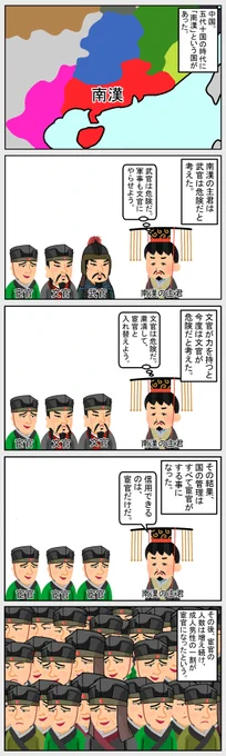 #いらすとや #世界史 #歴史   
【宦官だらけの国(南漢)】 