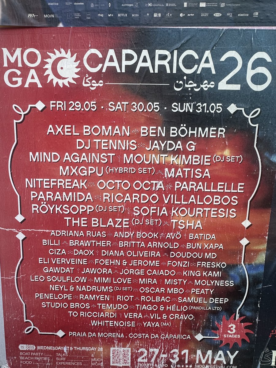 remixtures's tweet image. Portugal está no JetSet: Até a "Costa da Caparica" já tem festivais de música electrónica da Primeira Liga :-D Resta saber é que como é que uma pessoa chega à Praia da Morena e sai de lá para fora. Muito bom este line-up...

#MogaFestival #EDM #ElectronicMusic #CostaDaCaparica