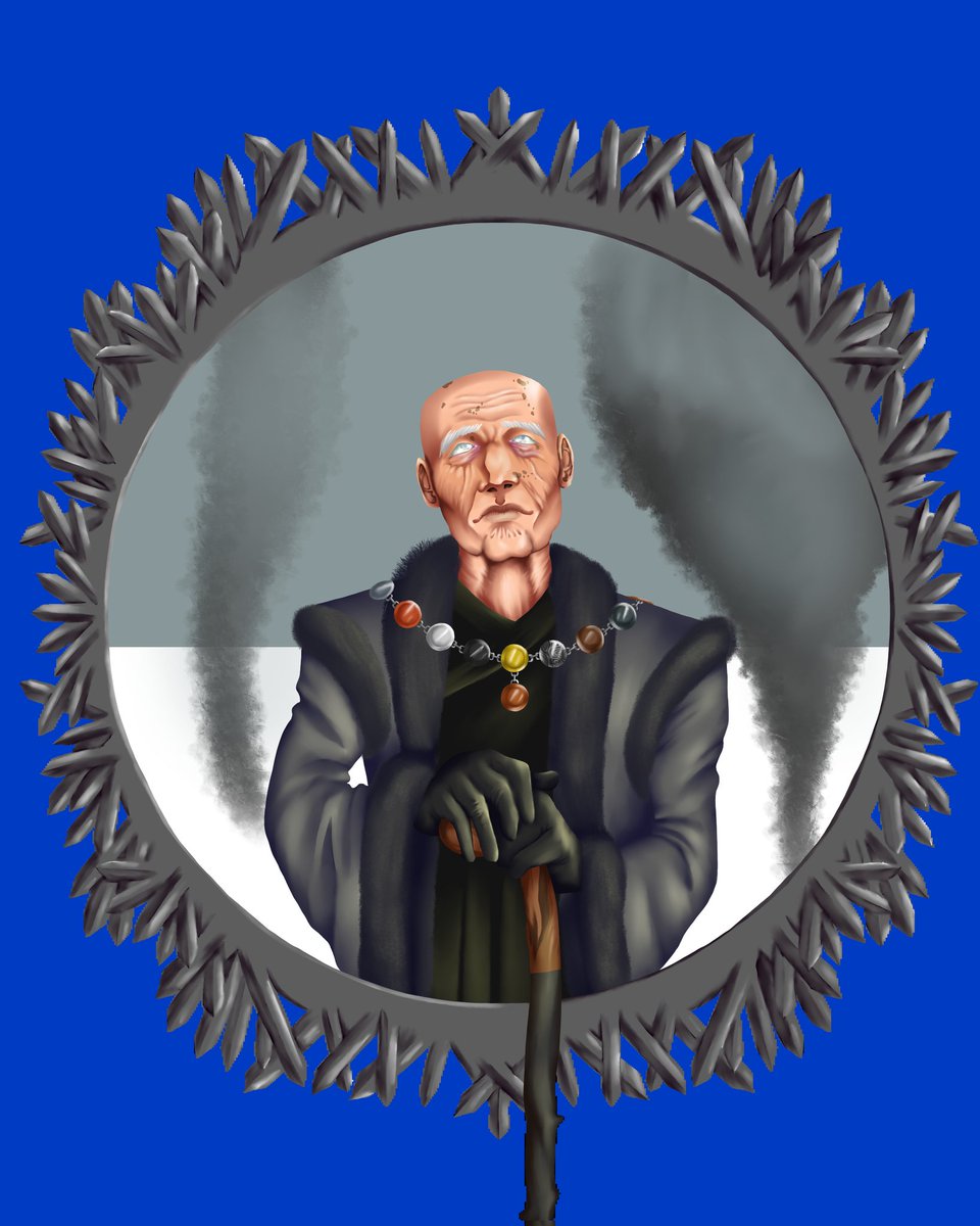 #MaesterAemon Targaryen, Maester at Castle Black, last surviving child if Maekar Targaryen 

#aemontargaryen #aSoIaF #characterportrait