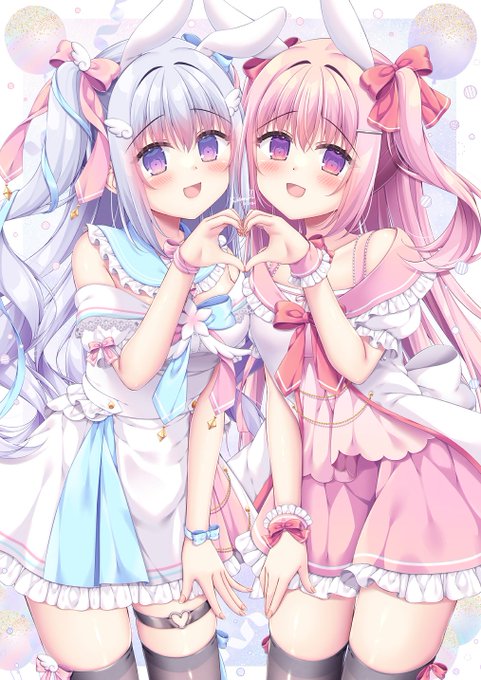 「どっちの"うさぎ"にする?💗」 