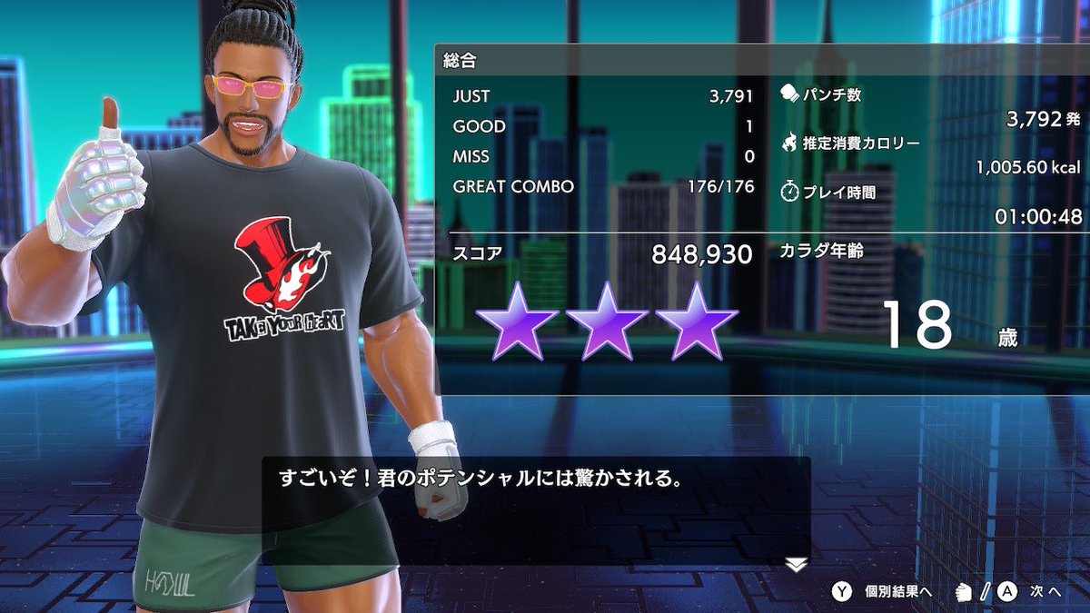 kiu1024's tweet image. 461日目〜
デイリー・重め58分とEX
3792発〜

#FitBoxing3 #FitBoxing #フィットボクシング #フィットボクシング3 #NintendoSwitch