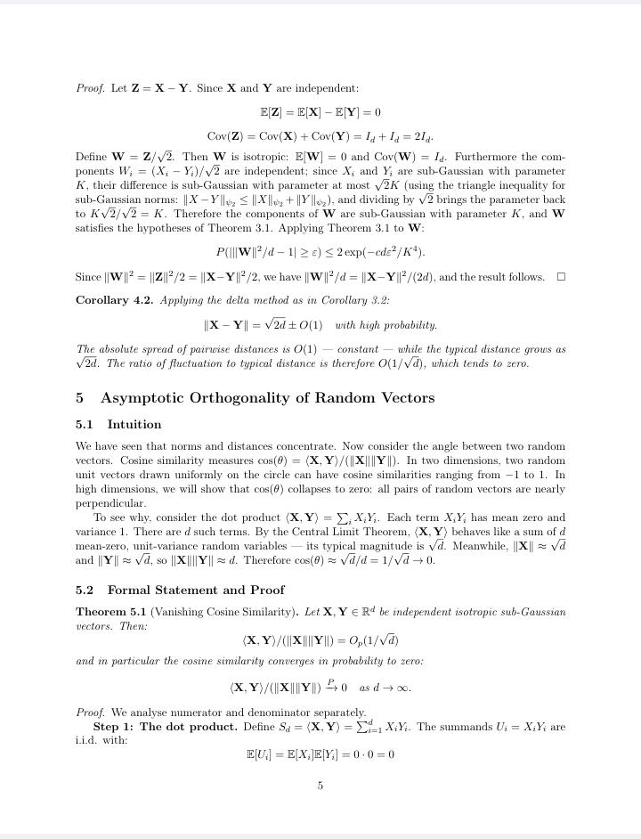 purple_wavelet's tweet photo. New write-up: High-Dimensional Geometry and Metric Collapse in Representation Spaces
I develop the chain:
concentration -> orthogonality -> distance degeneration and state its 
Implications for embeddings, similarity, and generalization in ML.
https://t.co/b9brYgXU1A https://t.co/HunjuxJ9e1
