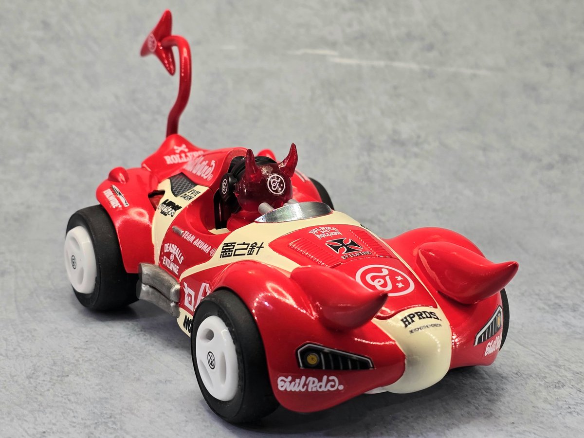 KAGALOT's tweet image. #超ニコ四駆コンデレ2026
#超ニコ四駆コンデレ前夜祭2026 
エントリーお願い致します。

作品名作品名
『EVIL TAIL RED 』(過去作)

ミニ四駆パンダのボディを悪魔イメージのマシンにアレンジしました。
尻尾をつけることでアニメキャラクターのような可愛いくてポップな感じにしました。
#mini4wd