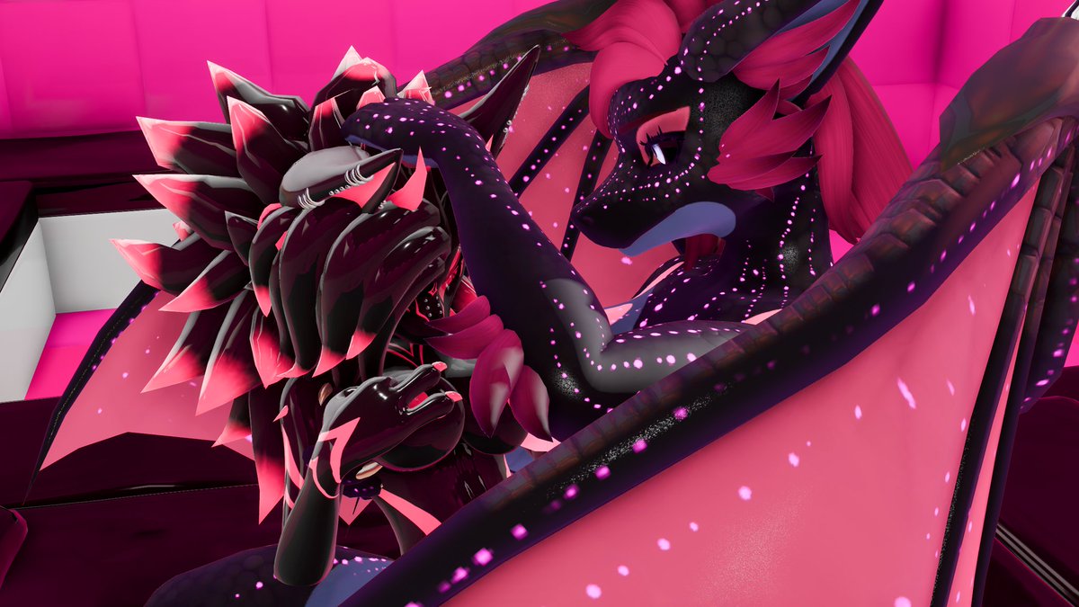 FloofyViking's tweet image. "There there sweetie... you are doing such a good job for me. Everything will be OK. Just breathe in deep~" 💜

Rayne/Raya being such a good drone for me~ 💜💜

#hypnosis #dronification #furry #latex #vrc #drone