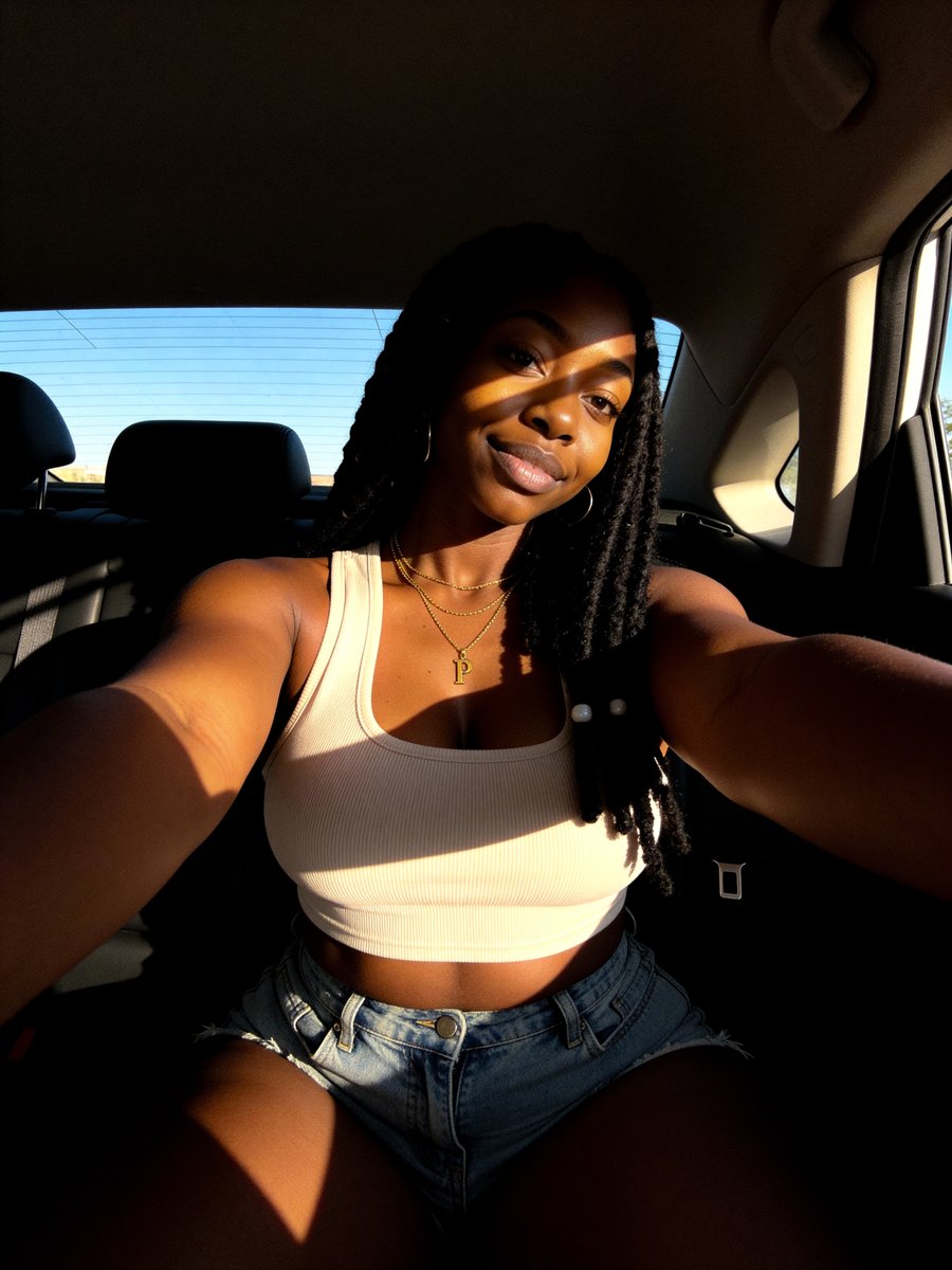 Riding through life looking this good 🚗💁🏽‍♀️ Would you still act calm if i pulled up next to you?