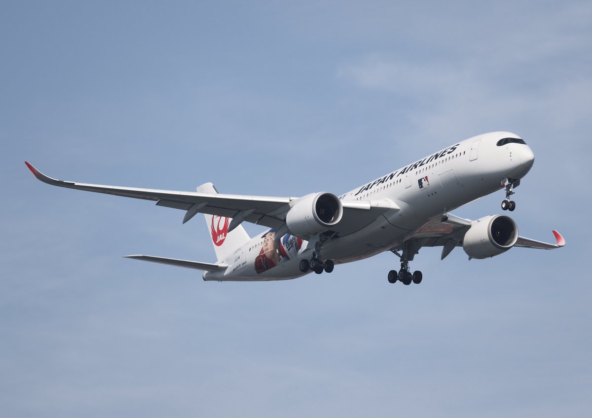 akira_raptor01's tweet image. 2026年4月18日
#羽田空港（Tokyo International Airport）
#HND #RJTT
⑦Japan Airlines   Airbus A350-941   JA08XJ
   'Drean Sho Jet Livery'