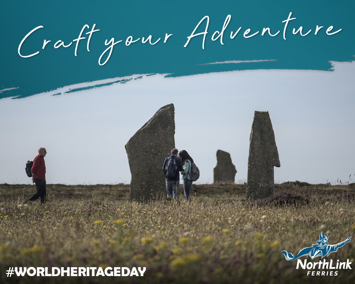 NLFerries's tweet photo. Happy #WorldHeritageDay!
#Orkney & #Shetland are steeped in fascinating history with a wealth of heritage sites, ancient monuments, folklore and traditions. Discover some of the islands’ archaeological gems.
https://t.co/47Fy7VlfO4
#CraftYourAdventure https://t.co/5Velg51azF