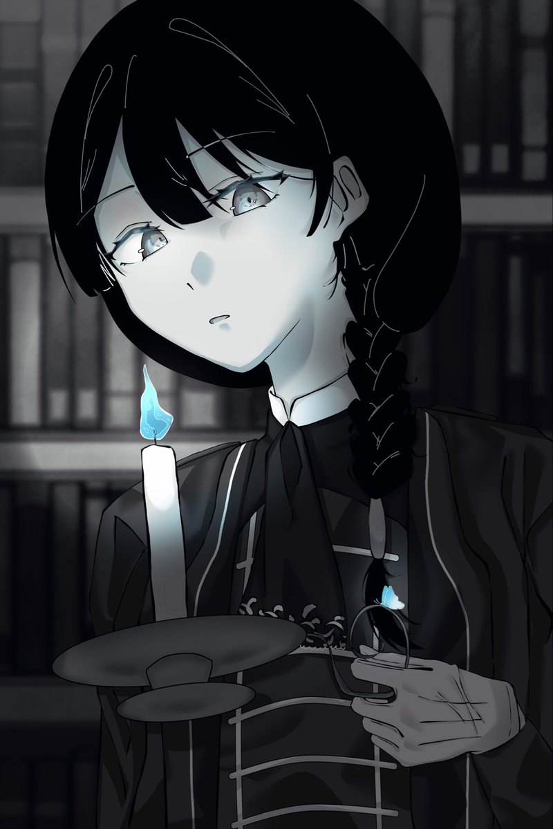 water_no_mochi's tweet image. #ALTEREGO #EGOART 

「───あら、いらっしゃい。
灯りが消えてしまったの。
少し、待っていてくれる？」