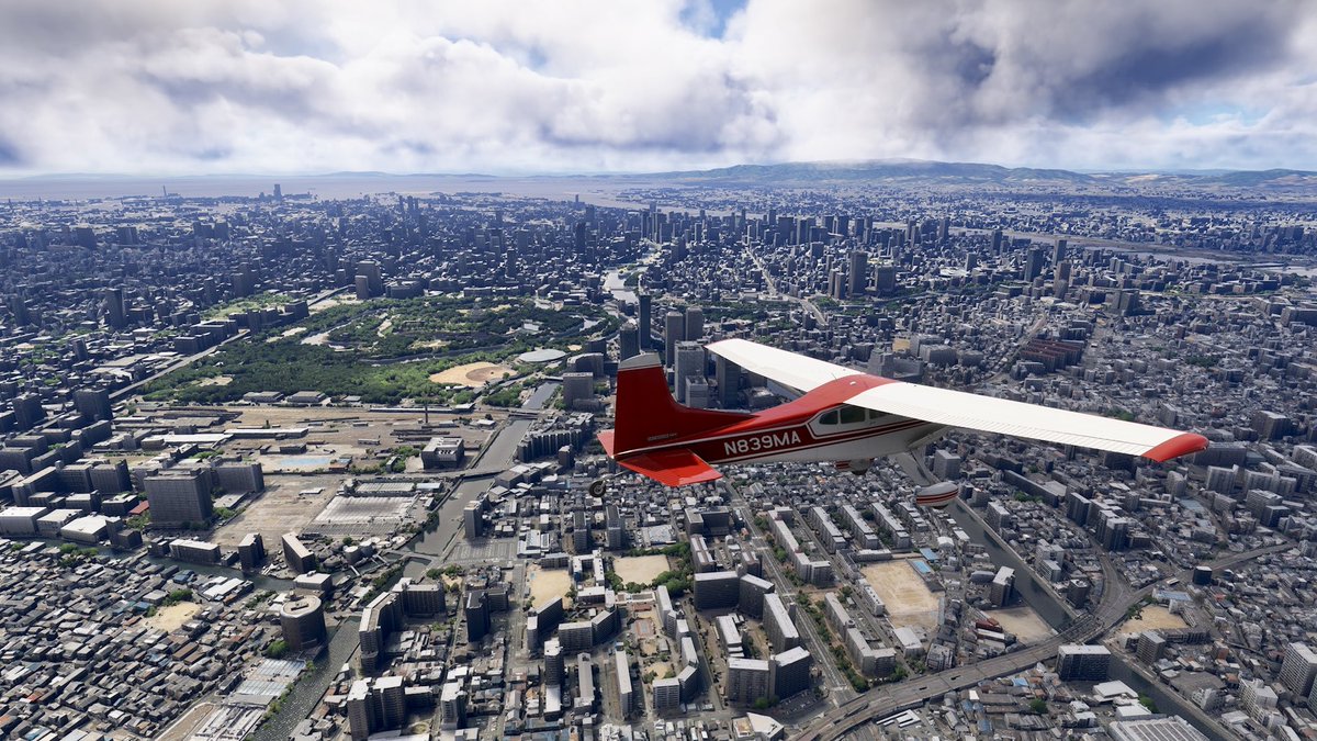 VF78PRdept's tweet image. フォトグラメトリビルもより高精細に🏙️
#MSFS #MSFS2024 #MicrosoftFlightSimulator