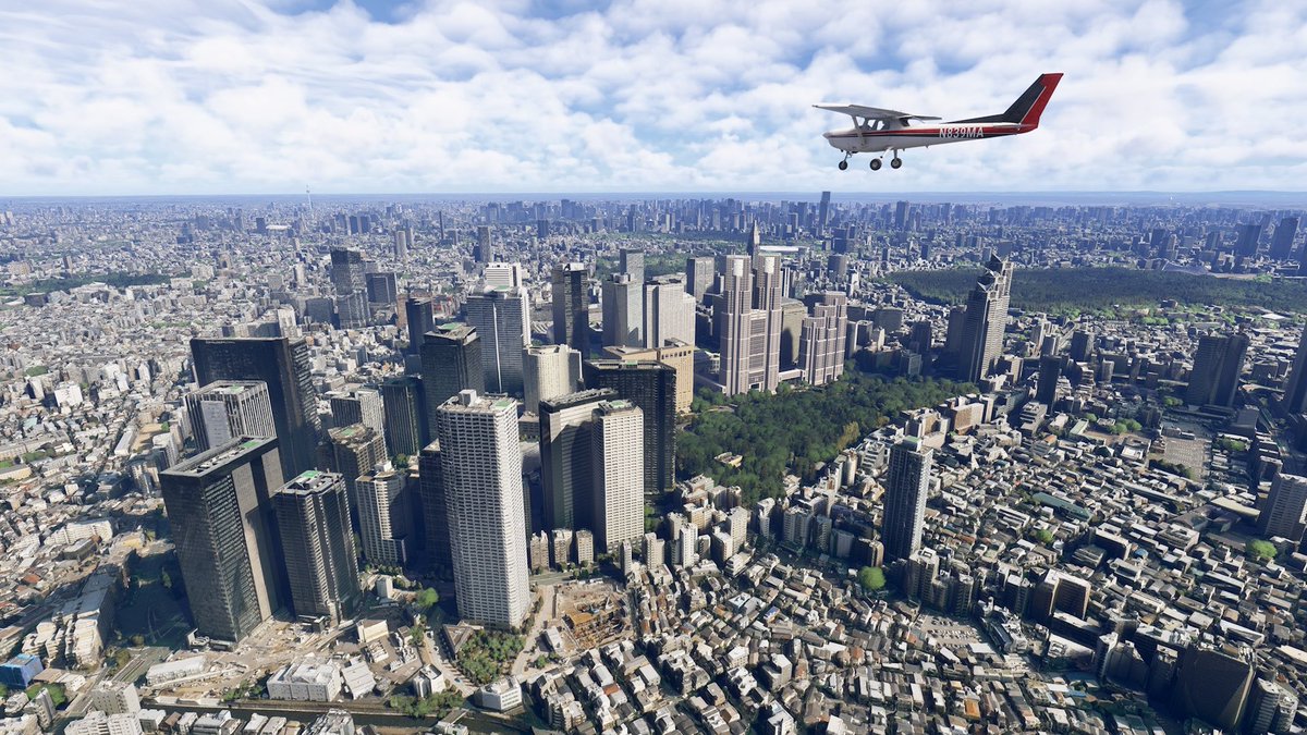 VF78PRdept's tweet image. フォトグラメトリビルもより高精細に🏙️
#MSFS #MSFS2024 #MicrosoftFlightSimulator