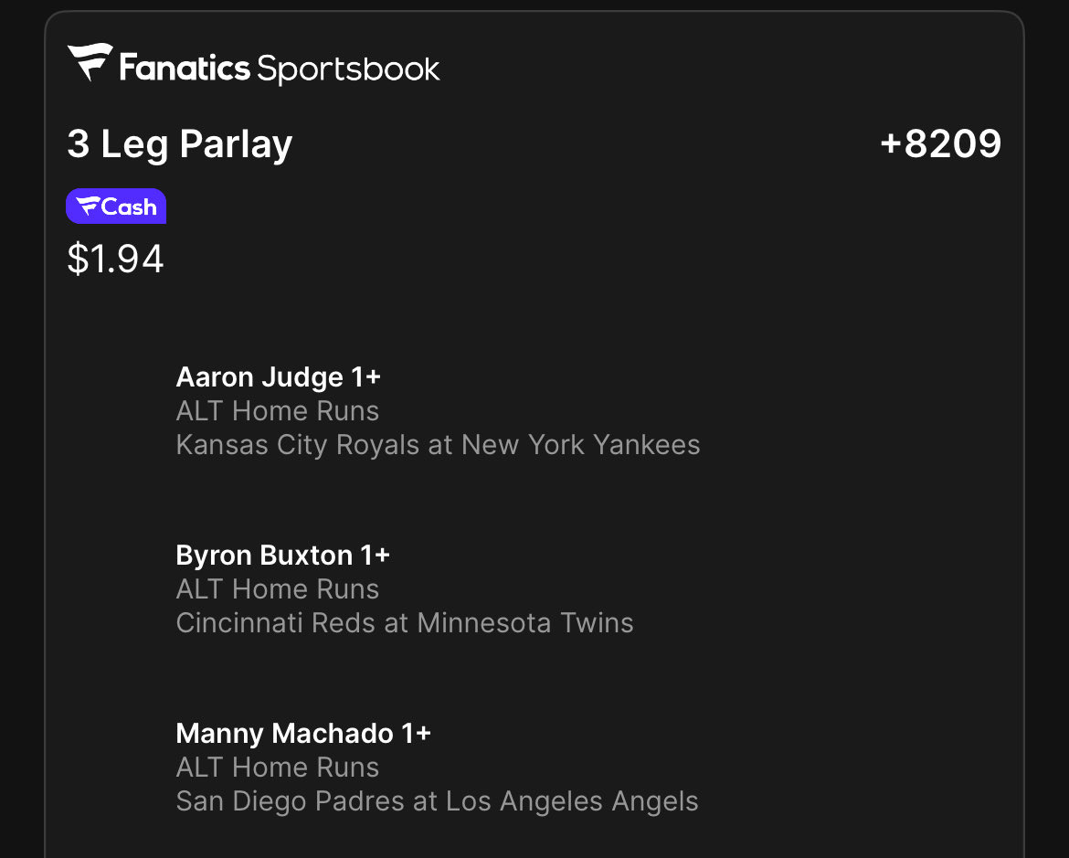 TroubleBets's tweet image. Lefty-killers🔍

#GamblingX #MLB #Parlay