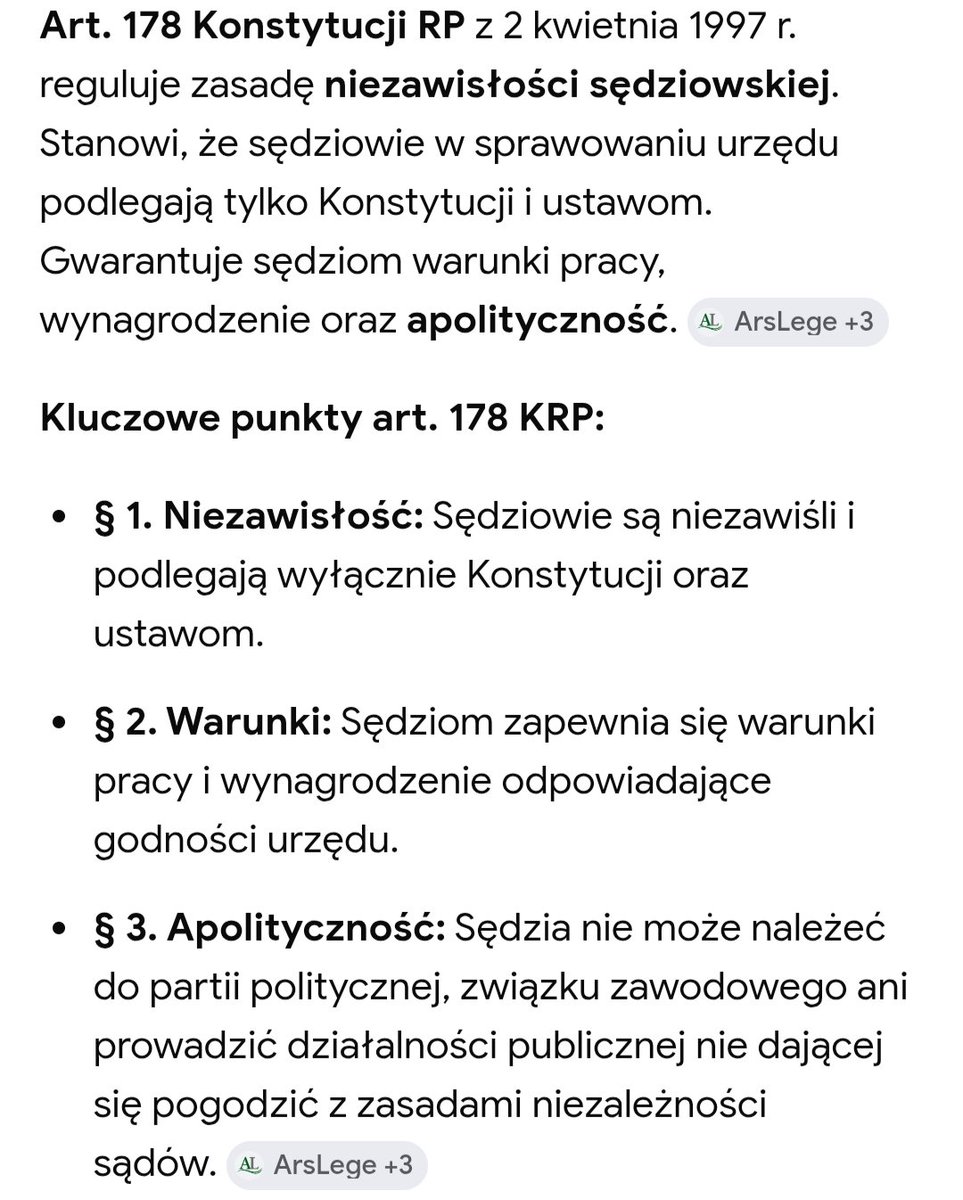 <a href="/MalibuGG1/">Malibu 🏳️‍🌈🏳️‍⚧️🇩🇪🇲🇨🇮🇱🇪🇺</a> <a href="/zmok_pl/">ZMOK.PL</a> Sędziom którzy nie działają w granicach prawa oraz nie stosują się do Konstytucji RP powinny być odbierane nie tylko prawa do wykonywania zawodu ale również wszystkie przywileje oraz majątek który zgromadzili.