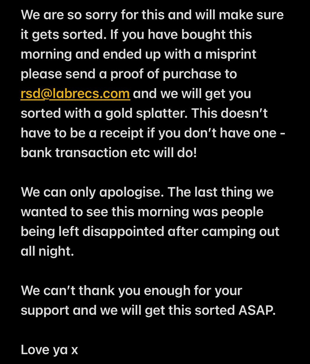TheKsUK's tweet photo. Thank you for your support. We’re working on it x https://t.co/pE81N80Pyw