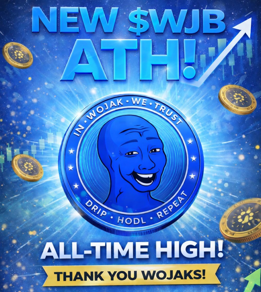 WojakBlueADA's tweet photo. New $WJB ATH🚀🚀

Wojaks build different🧠 https://t.co/KZIttFwsIZ