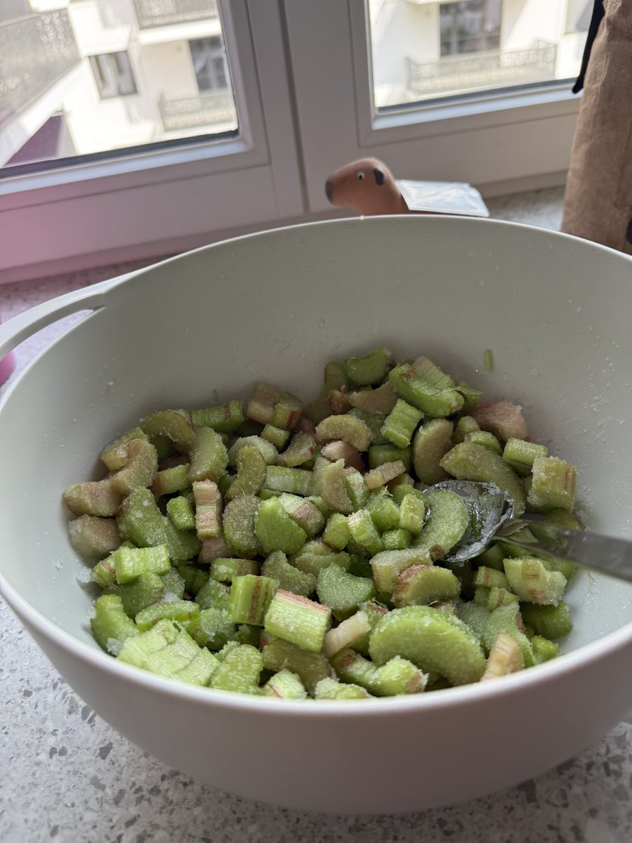 Und gebacken wird heute auch.