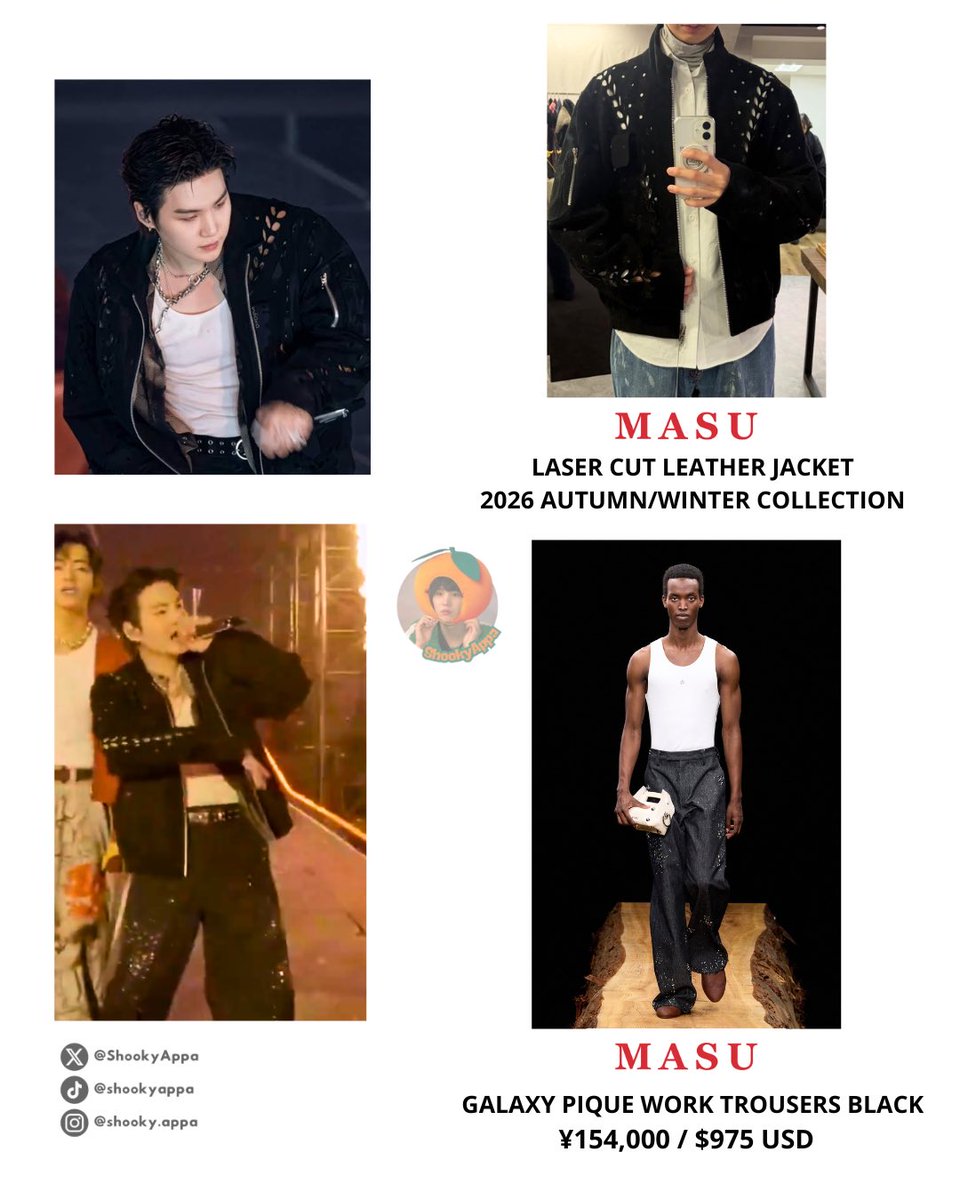 260417] Yoongi's outfit at the BTS World Tour 'Arirang' Japan
