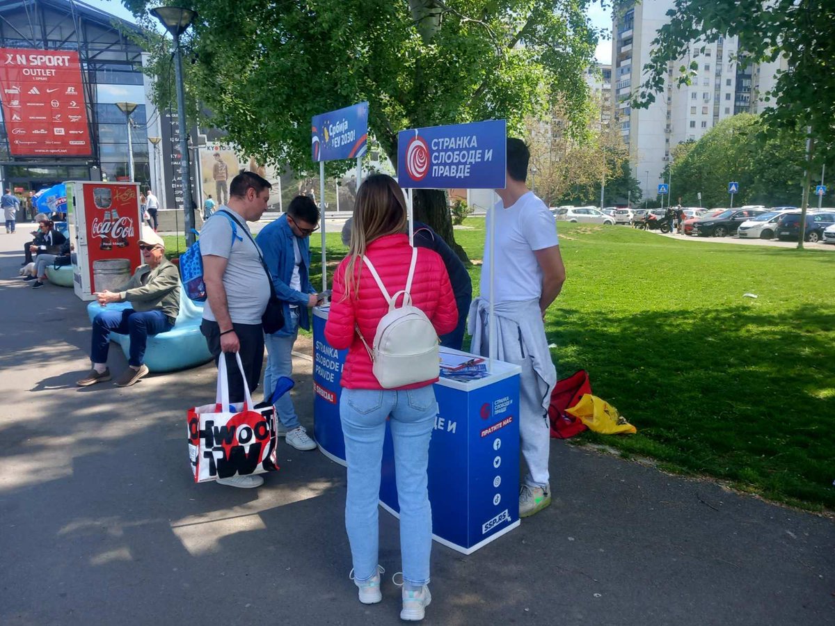 Stranka slobode i pravde Novi Beograd tweet media