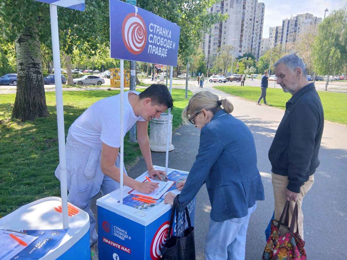 Stranka slobode i pravde Novi Beograd tweet media