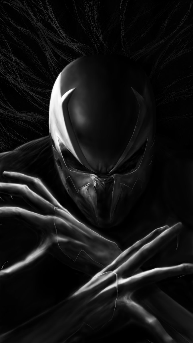 Valhonne's tweet photo. Spiderman 2099 #art #fanart #spiderman #spiderman2099 
Abajo Screenshots del proceso https://t.co/NGdaNDqqv2