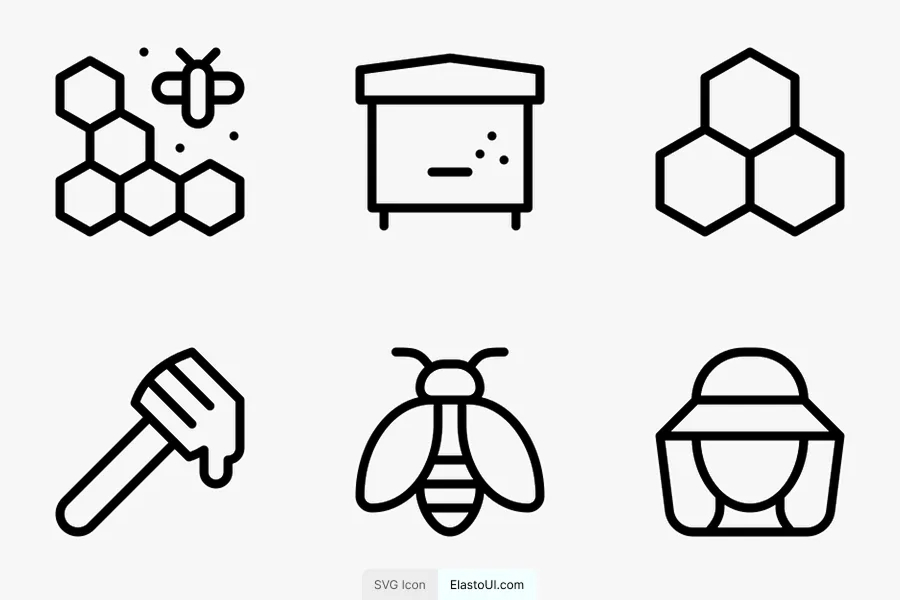 ElastoUI's tweet image. New icons have been added to the Apiary and Beekeeping category - elastoui.com/icons/apiary-h…
#UIIcons #Icons #Apiary #Beekeeping #Honey #ElastoUI