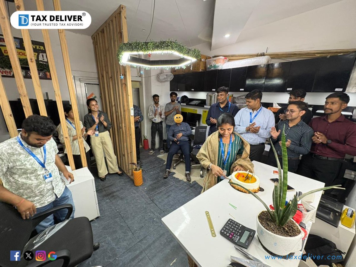 TaxDeliver's tweet image. Happy Birthday, Falak! 🎈 We loved celebrating your special day with you. Wishing you a great year ahead!

#TaxDeliver #HappyBirthday #Team #Celebration