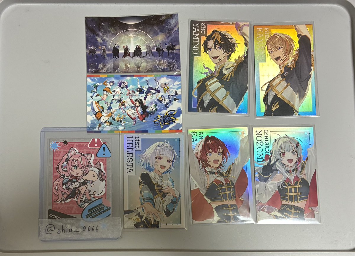 shiu_0666's tweet photo. 【交換】
にじさんじ にじフェス2026 CONCERTO
ランダム キラキラカードDay1、Day2
ランダム特典カード

【求】画像1枚目

【譲】画像2枚目

検索からもお気軽にお声掛けください🙇‍♀️
よろしくお願い致します！ https://t.co/hPxMaVEX0M