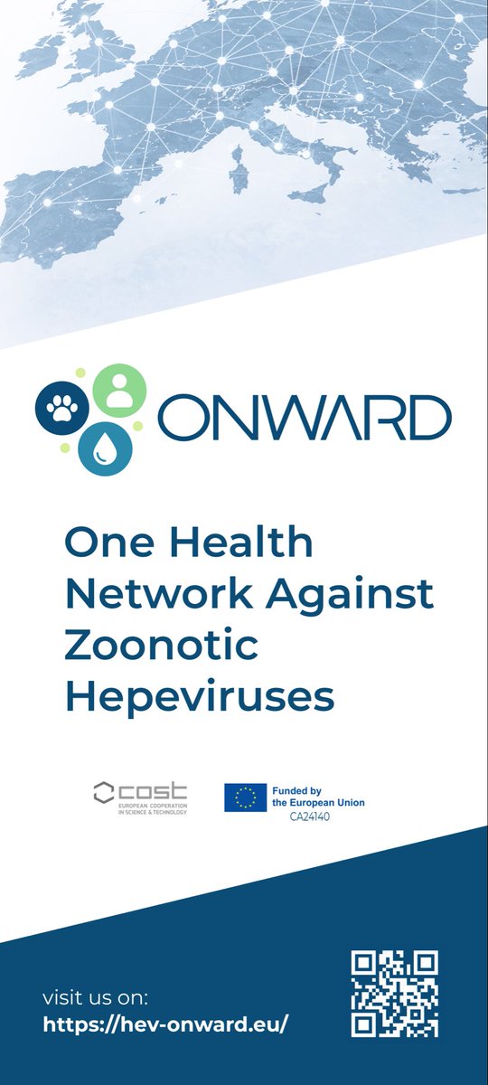 Arivejua's tweet photo. Sabes lo que es ONWARD? Os presentamos nuestra acción COST (Funded by EU CA24140) sobre hepatitis E. Puedes consultar toda la info en este artículo https://t.co/JOjJMXyFLI
Y en nuestra página web https://t.co/wmI1eCeUeZ Contamos con el apoyo de muchos agentes, como @SEIMC_ https://t.co/wB4fgzw7UG