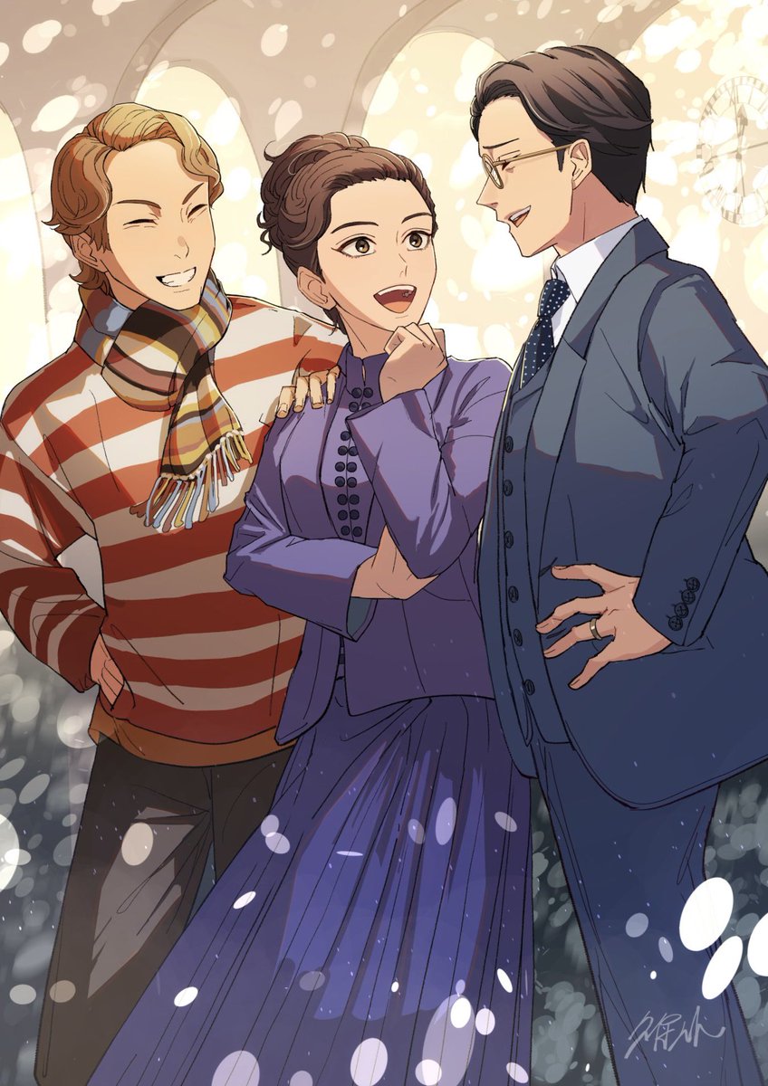 2025に描いた3人です