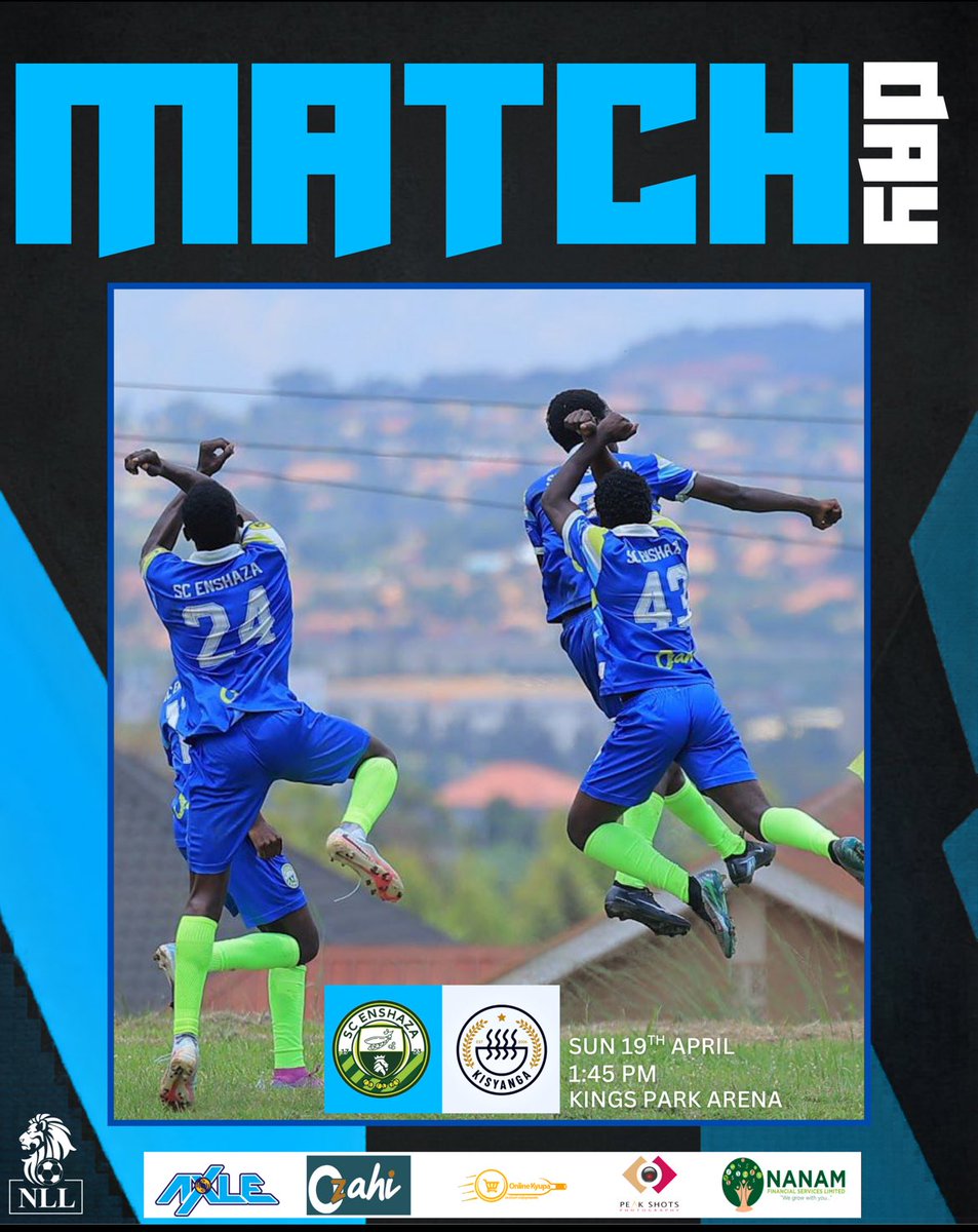 sc_enshaza's tweet photo. GAMEWEEK 16!!!!!

Vs @kisyangafc 
🏟️ @Kingsparkarena 
⏰1:45PM

#TeeraEkikonoOtahemu
#NLLXVI
#NLLAtHome

In partnership with @AxleLogistics19 || @X__arena__ || @OnlineKyupa || @peakshots || @NANAM_FSL https://t.co/iO9sbZ8eqJ
