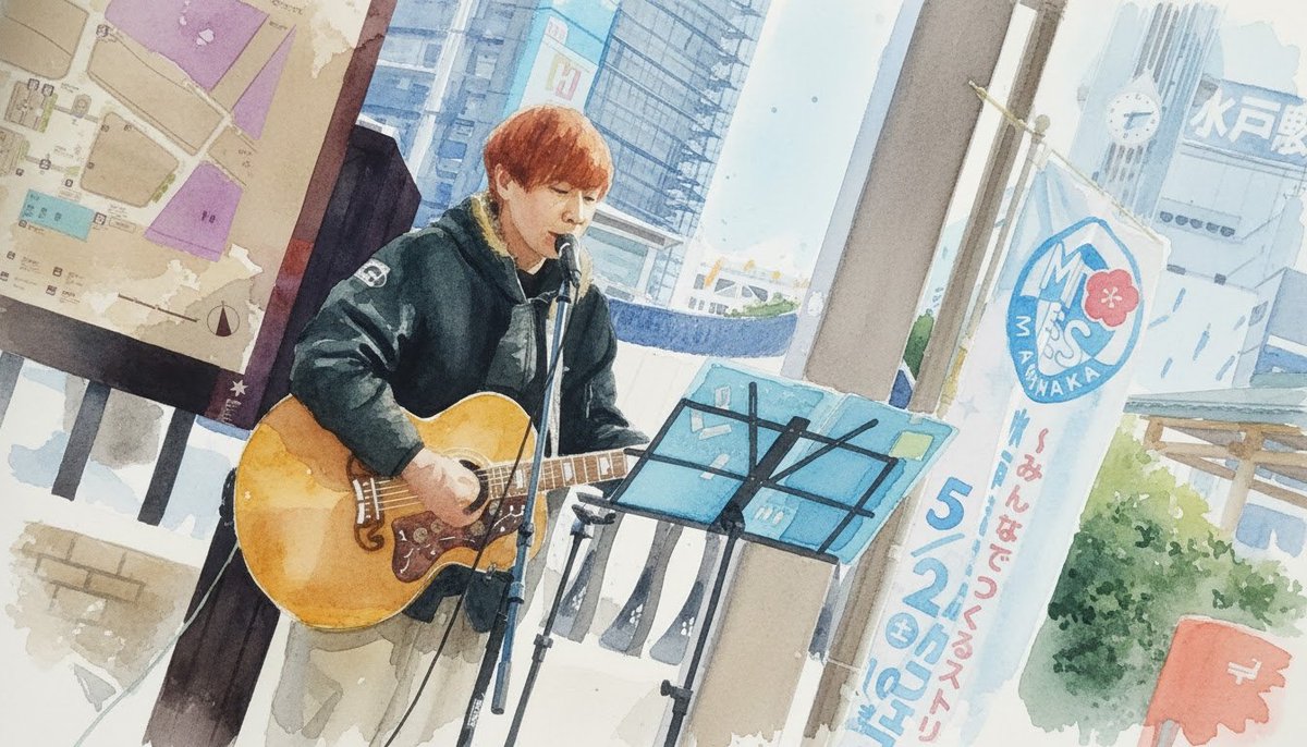melody_n1_418's tweet photo. ✨2026.4.17水戸駅北口路上ライブ✨
✱藤良多くんとgeruさんの合同路上✱
#藤良多
#geru https://t.co/TxyII0cBH5