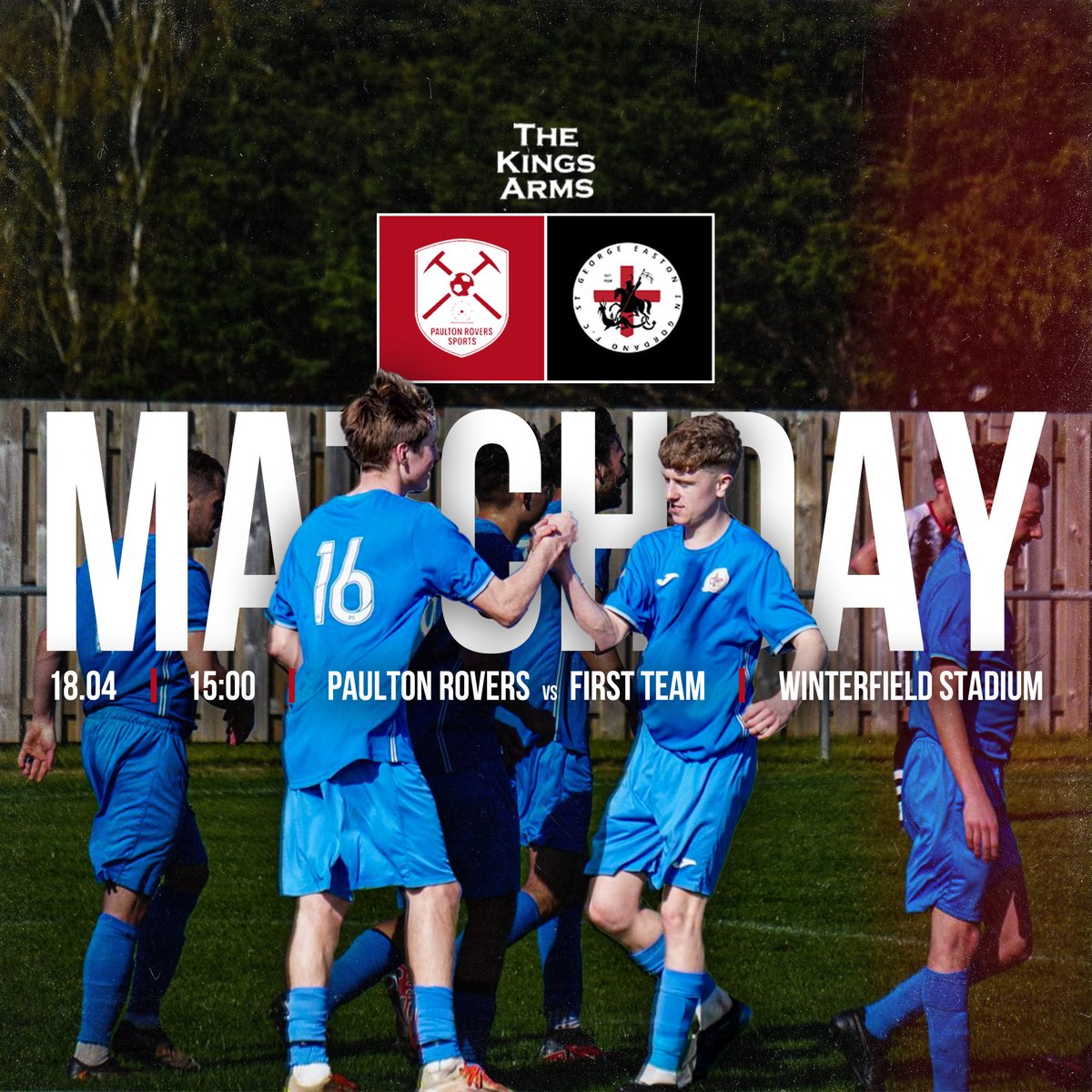 EIGFC's tweet photo. It's MATCHDAY!

A massive one for the First team, where a win vs top of the league will see us promoted! 

Get down to Paulton and give the lads all your support!❤️

An earlier KO for the reserves as they host Nailsea Utd at 2pm!

UTS🔴⚪️ https://t.co/0cCpQAzsvW