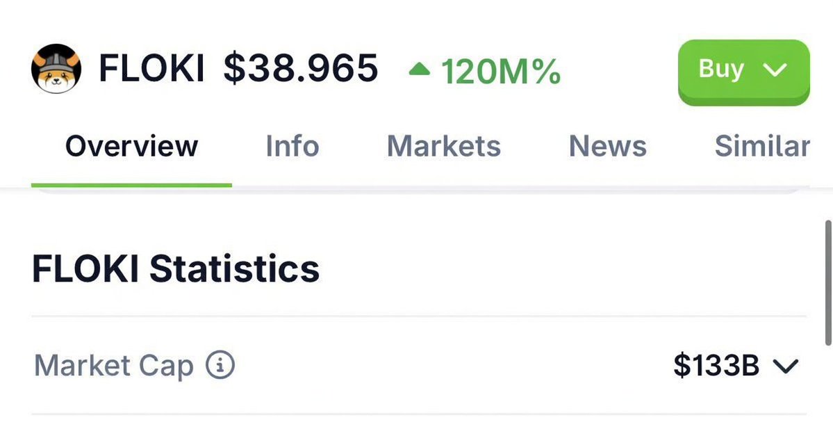 MouhieddinA's tweet image. Investors, listen up! With the epic BullRun saga fast approaching, $FLOKI is about to take off for the moon! 🐕💎 Now's your chance to jump in before the insane rise! 🔥💰📉✨💥💯💣🚀🚀🚀🚀🚀🚀
#FLOKI #ToTheMoon 🚀🐾