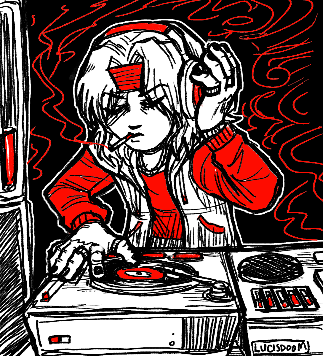 lukiakh_fr's tweet photo. i have overdone myself this time
#oc #originalcharacter #originalcharacterart #DJ #discjockey #illustration https://t.co/McfiWljZrA