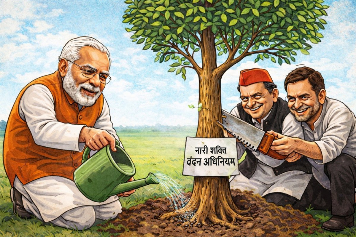 विपक्ष के राजनीति की असल तस्वीर...

#महिला_विरोधी_कांग्रेस
#AntiWomenAlliance
#MahilaVirodhiCongress