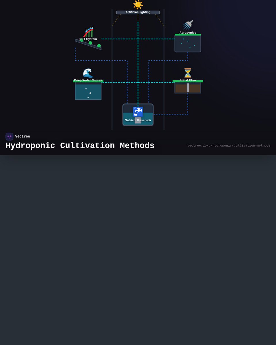 vectree's tweet image. 🧠 Today's Concept: Hydroponic Cultivation Methods
The nutrient reservoir is the foundational heart of almost all hydroponic cultivation methods, serving as the central storage…
Can you ace today's challenge?
vectree.io/challenge/2026…
#LearnSomethingNew