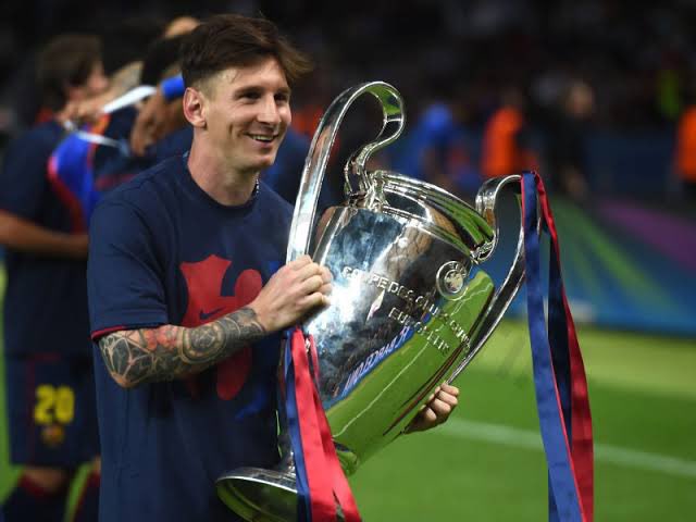 Debbybruno3's tweet photo. Has Messi ever gone a season without winning any trophy? https://t.co/IOgGJZZ4pJ