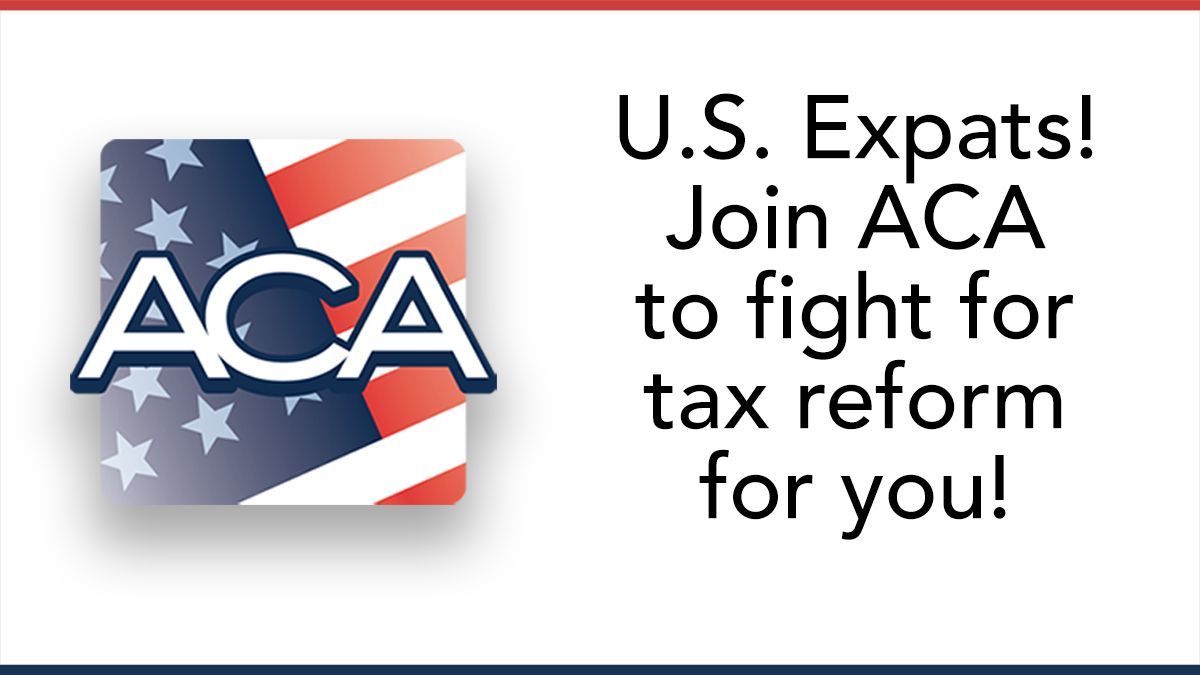ACAVoice's tweet image. Join us! 
buff.ly/UZ85sro 
#expats #AmericansAbroad #AmericansOverseas #TaxReform #taxation #RBT