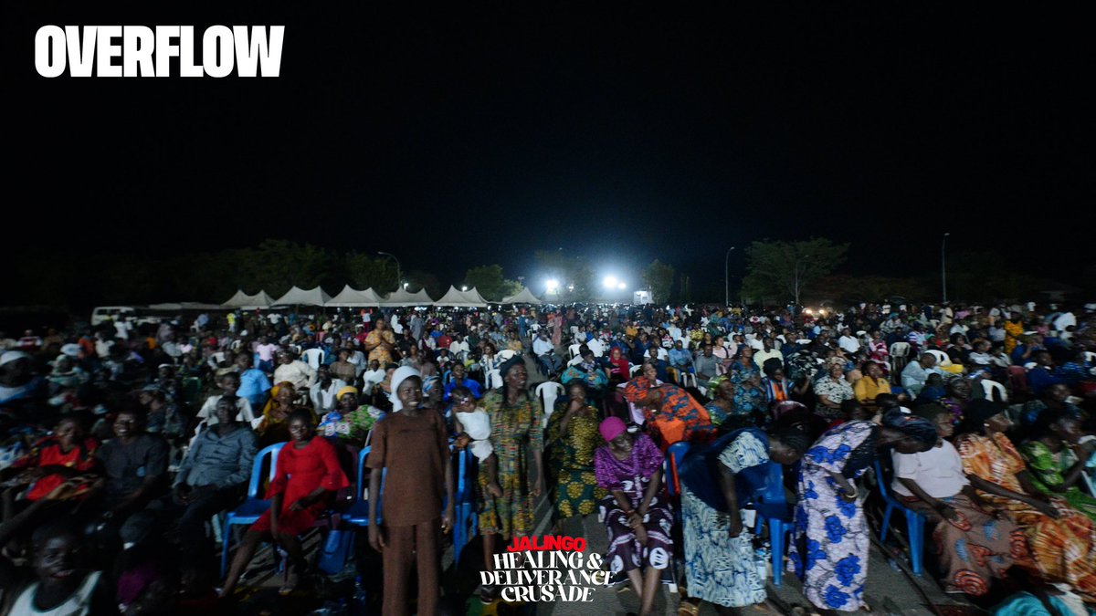 dunamiswrldwide's tweet photo. JALINGO HEALING & DELIVERANCE CRUSADE | OVERFLOW 📸🔥

The crowd extended beyond the main ground as people filled every available space.
Overflow everywhere, such hunger and such expectation.

The God of mercy responded, meeting His people in a powerful way.

Lives were touched.
Transformation took place.

Jalingo experienced a divine visitation and will not remain the same.

We give all the glory to God for what He has done.🙌🔥