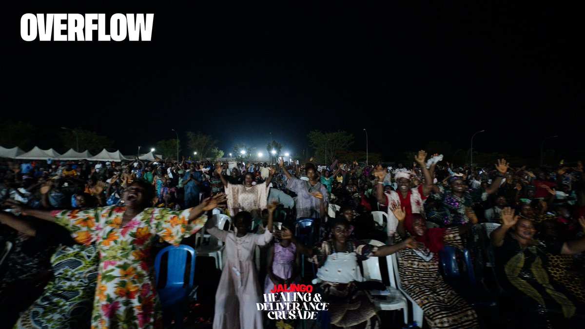 dunamiswrldwide's tweet photo. JALINGO HEALING & DELIVERANCE CRUSADE | OVERFLOW 📸🔥

The crowd extended beyond the main ground as people filled every available space.
Overflow everywhere, such hunger and such expectation.

The God of mercy responded, meeting His people in a powerful way.

Lives were touched.
Transformation took place.

Jalingo experienced a divine visitation and will not remain the same.

We give all the glory to God for what He has done.🙌🔥