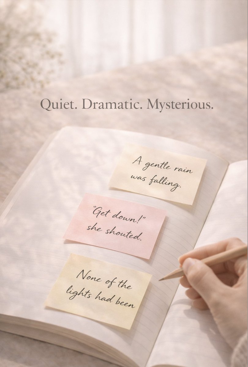 DublinWriter's tweet image. Write three different opening lines for the same story: one quiet, one dramatic, one mysterious. See which pulls you in most.
debbivoisey.co.uk
#SaturdaySpark #writingcommunity #writersoftwitter #WritingPrompt #Beginnings